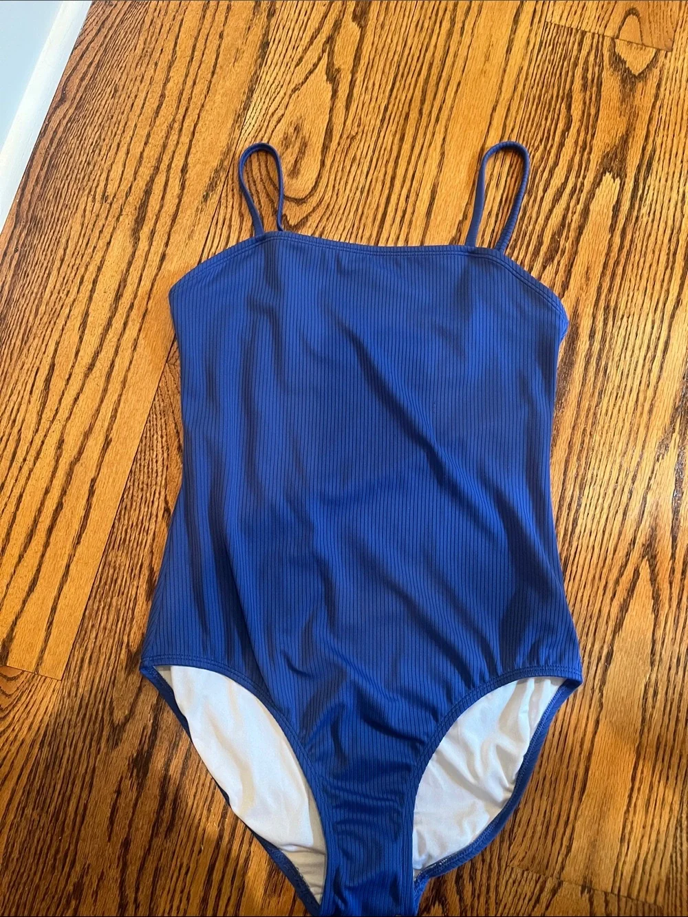 Old Navy Girls' Royal Blue Ribbed One-Piece Swimsuit